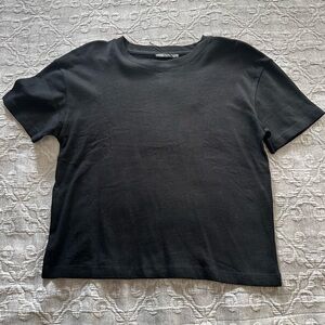 Zara Black Short Sleeve Tee
